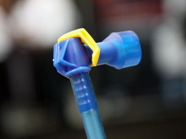 Camelbak's updated bite valve lock is now harder to inadvertantly open or pop off than before.