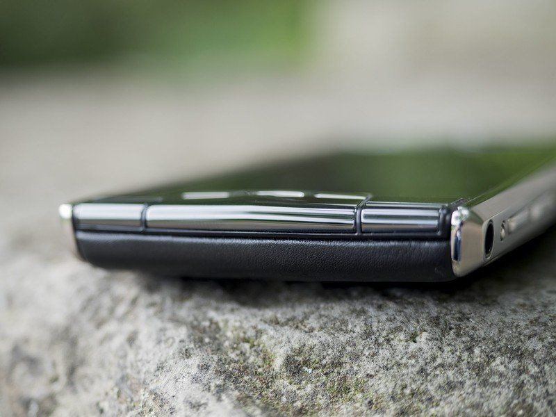 You&amp;#39;ll also find leather on the top &mdash; nice materials are present no matter where you touch