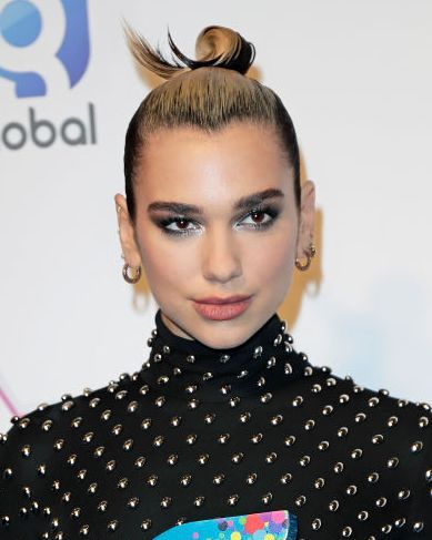 london, england march 05 dua lipa, winner of best british act poses in the winners room during the global awards 2020 at the eventim apollo, hammersmith, on march 05, 2020 in london, england photo by david m benettdave benettgetty images