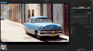 Corel PaintShop Pro AfterShot raw image editing screen
