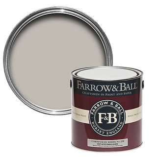 Tin of Farrow & Ball Cornforth White