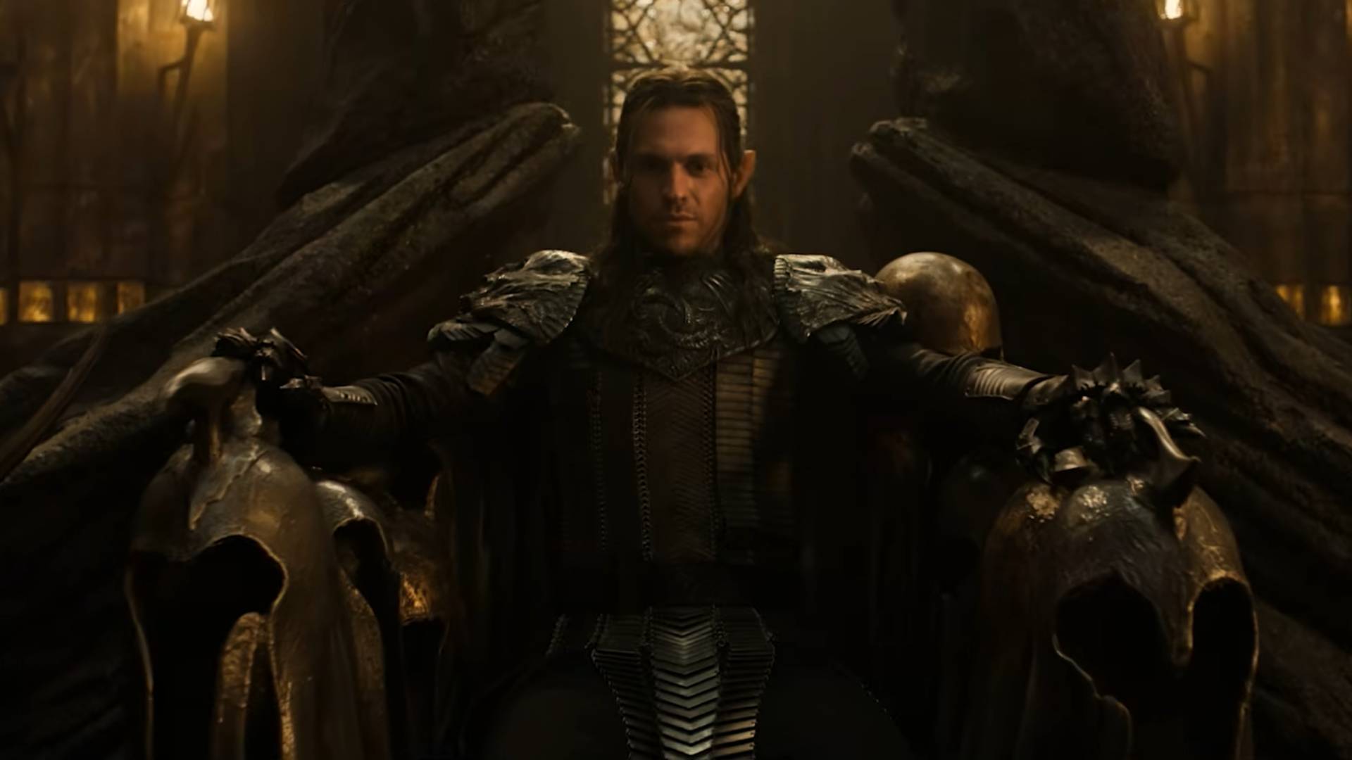 Charlie Vickers as Sauron in The Lord of the Rings: The Rings of Power season 3 
