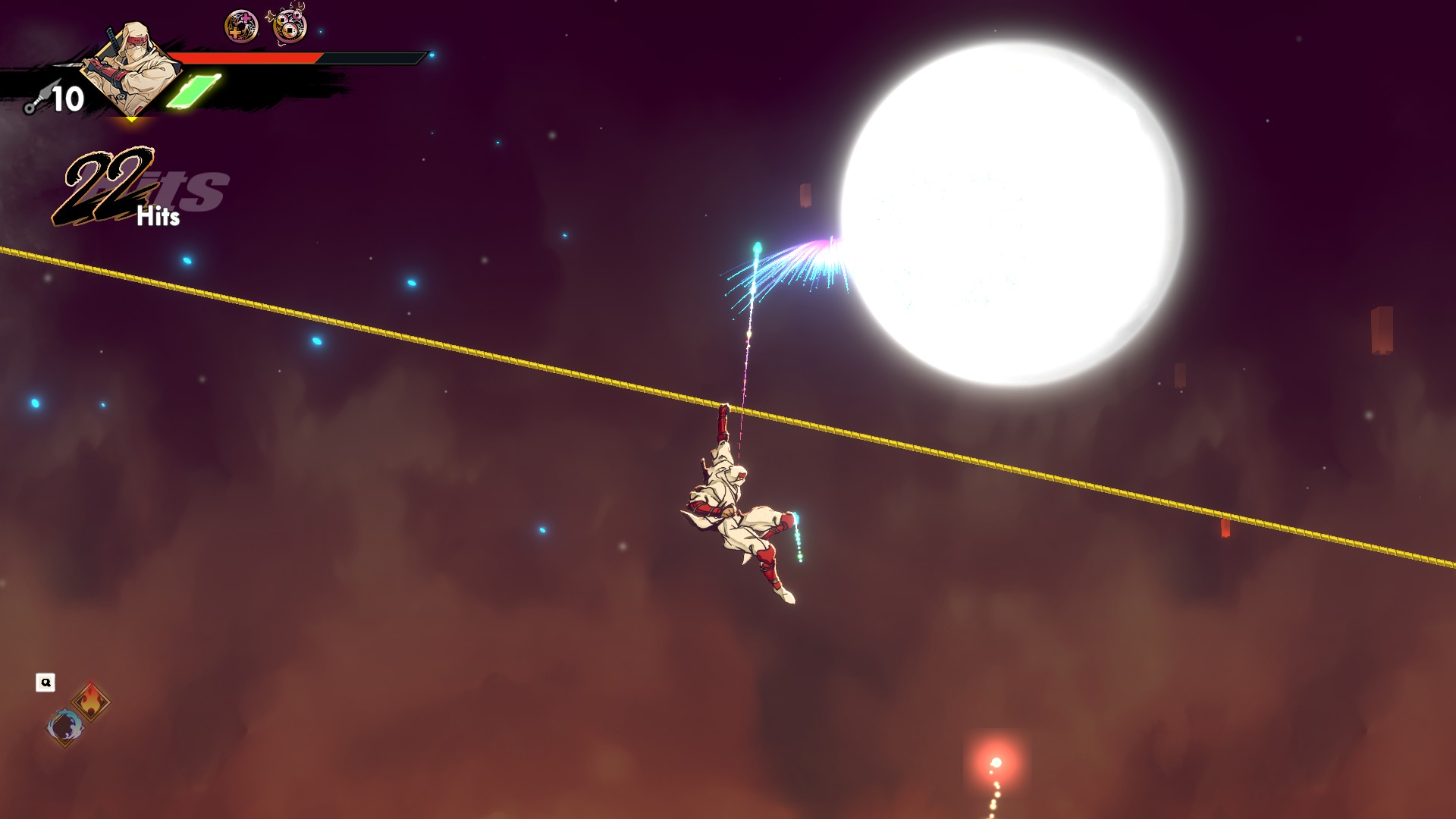 A screenshot from Shinobi: Art of Vengeance