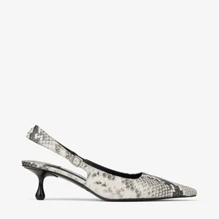 Nila Snake Slingback Heel