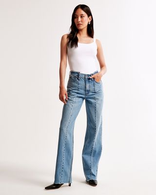 High Waisted Wide Leg Jeans