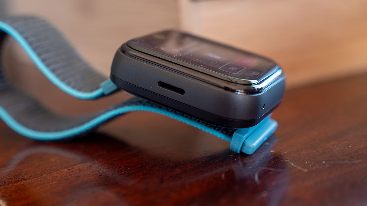 The speaker on the side of the T-Mobile SyncUP Kids Smartwatch