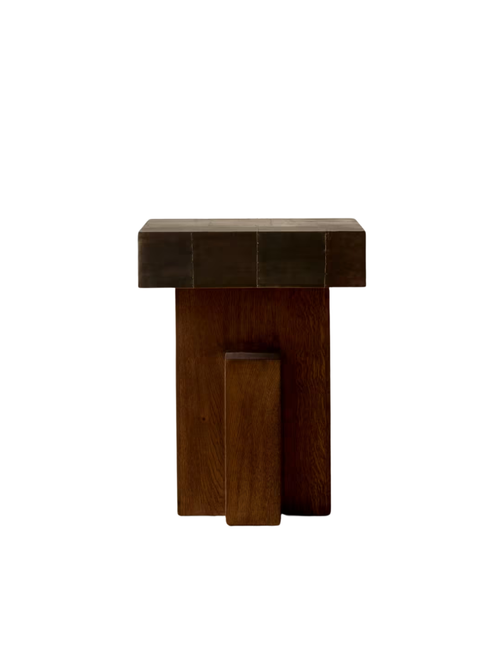 Dutton Accent Table - Dark Brown Oak