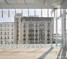 paddington square by renzo piano building workshop with its elevated glass cube