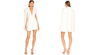 white blazer dress