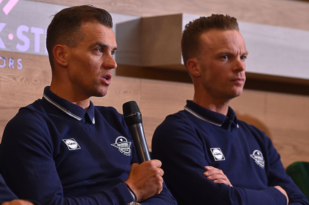 Zdenek Stybar at the Deceuninck-QuickStep press conference Wielsbeke, Belgium, ahead of Paris-Roubaix