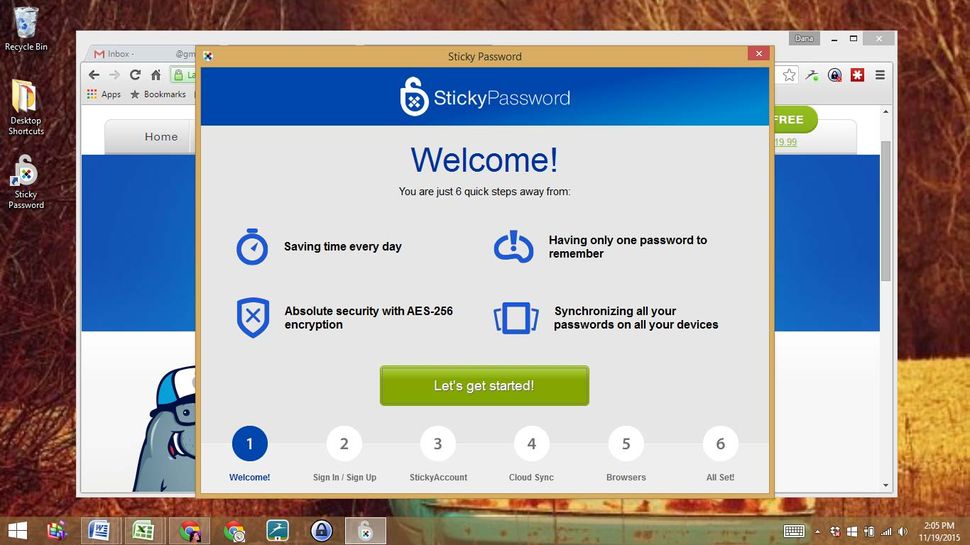 how to add tablet to sticky passwords