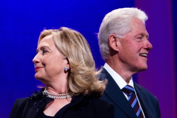 Hillary and Bill Clinton