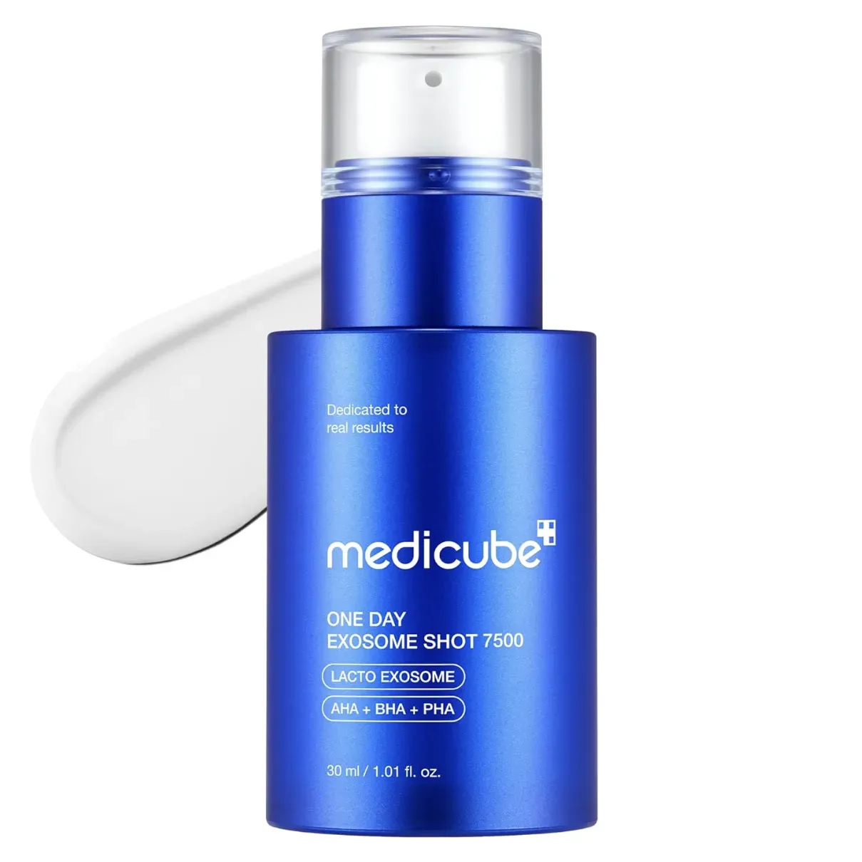 Medicube Exosome Shot Zero 7,500 Ppm Spicule Facial Serum | Liquid Skin Booster Serum | Exosome, Aha+bha+pha | Pore Care, Dead Skin Cells, Skin Texture | Korean Skincare, 1.01 Fl.oz