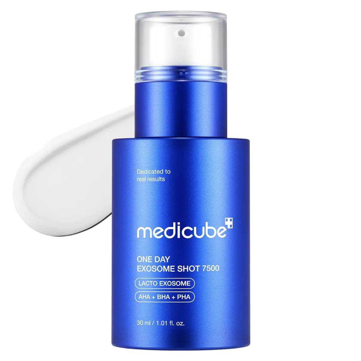 Medicube Exosome Shot Zero 7,500 Ppm Spicule Facial Serum | Liquid Skin Booster Serum | Exosome, Aha+bha+pha | Pore Care, Dead Skin Cells, Skin Texture | Korean Skincare, 1.01 Fl.oz