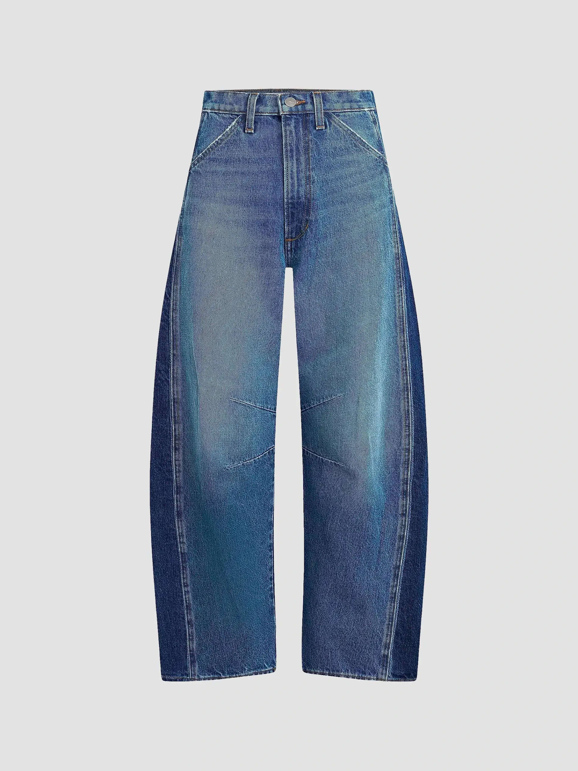 The Bowie Two-Tone High-Rise Jeans