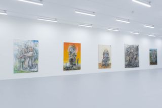 Installation of Pascal Sender’s works