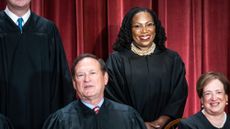 Supreme Court Justices Samuel Alito, Katanji Brown Jackson and Elena Kagan