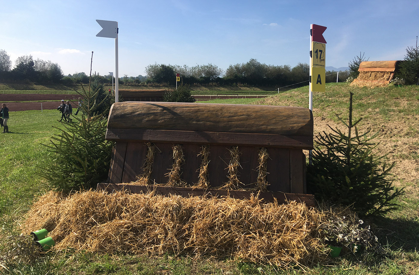 European Eventing Championships cross-country course 2021: fence 17a