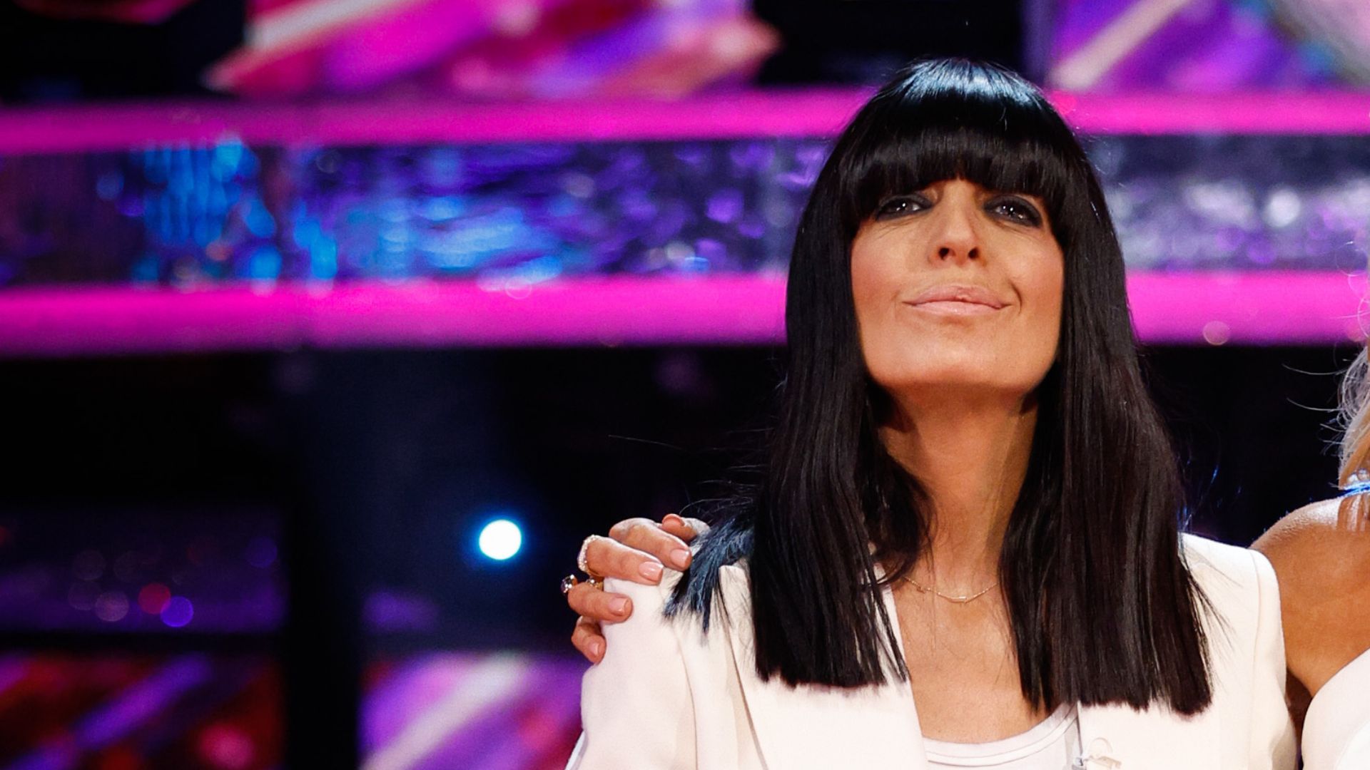 a headshot of claudia winkleman