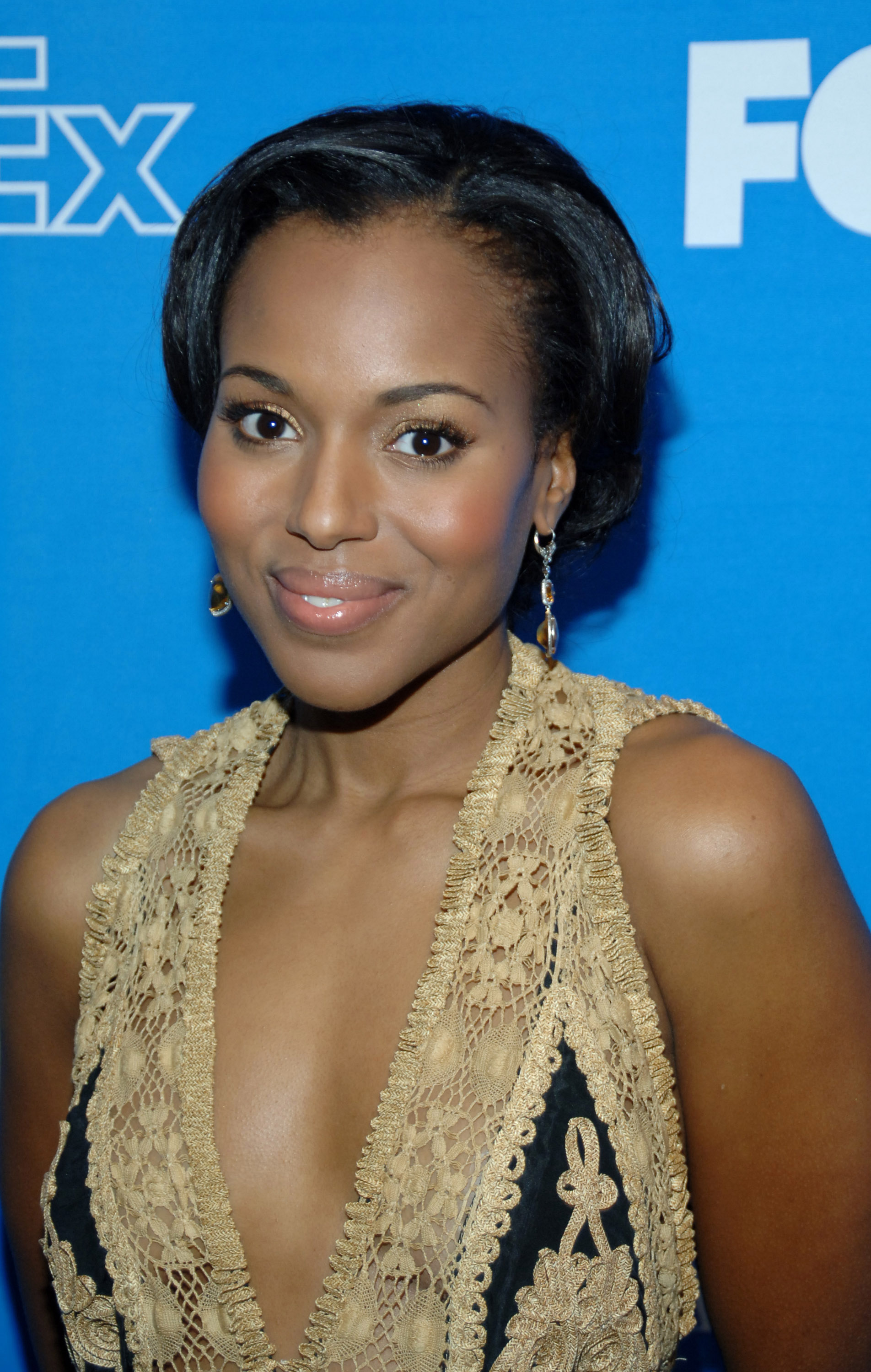kerry washington long pixie cut