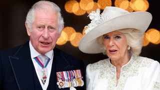 Prince Charles, Prince of Wales and Camilla, Duchess of Cornwall attend a National Service of Thanksgiving