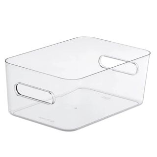 Clear storage container