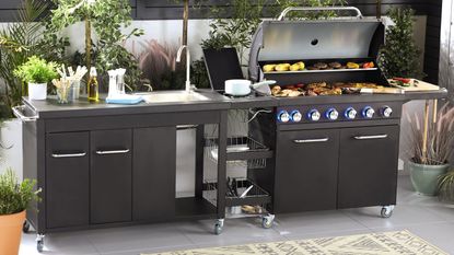 Aldi is selling an outdoor kitchen complete with huge BBQ Ideal Home