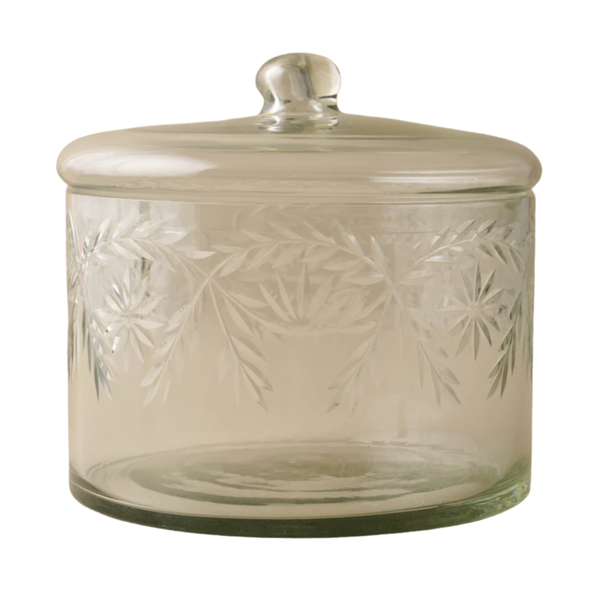 a glass jar with a lid