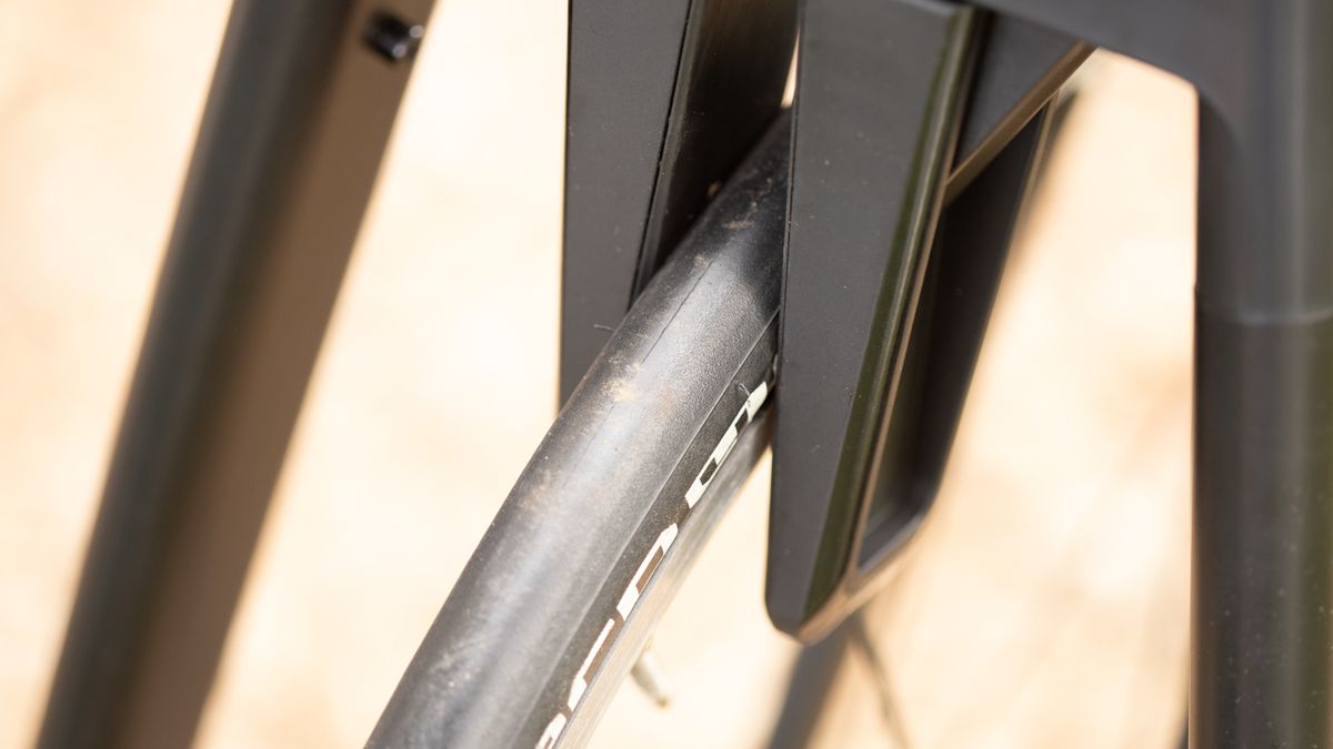Wahoo Kickr Rollr front wheel retention paddles