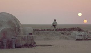 Star Wars A New Hope Tattooine Binary sunset