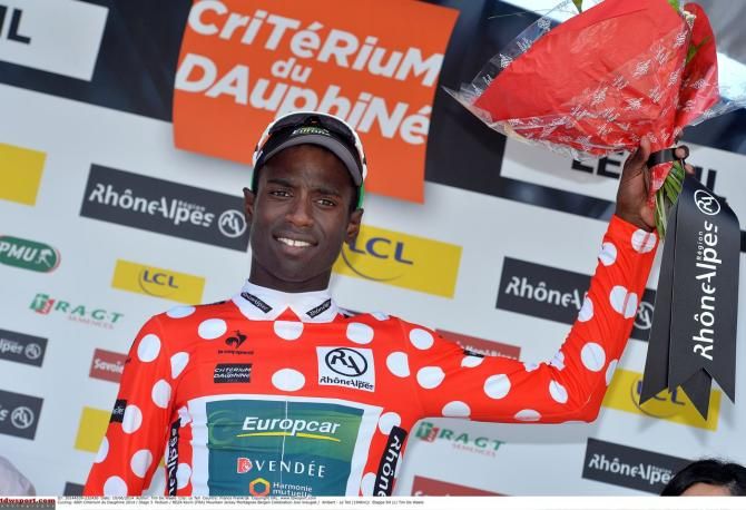 Kevin Reza (Europcar) ket the polka-dote climber's jersey.