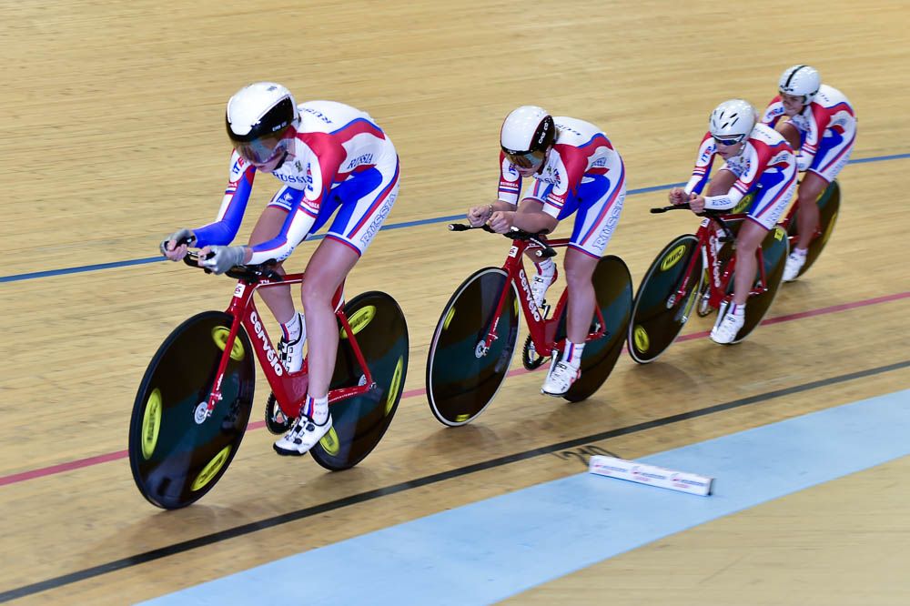 Russia was no match for Great Britain in the women's team pursuit final