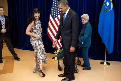 Katy Perry With Barack Obama 