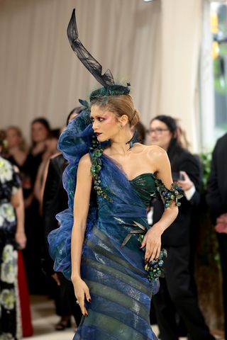 Zendaya attends The 2024 Met Gala Celebrating "Sleeping Beauties: Reawakening Fashion" at The Metropolitan Museum of Art on May 06, 2024 in New York City.