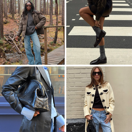 Go-to autumn outfit combinations.