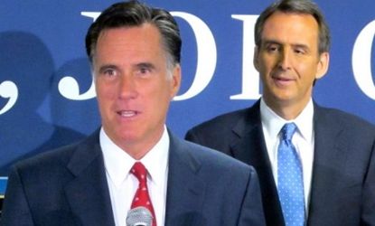 Mitt Romney thanks former Minnesota Gov. Tim Pawlenty for his endorsement on Sept. 12, 2011: The reliably blue North Star State may be turning purple this year.