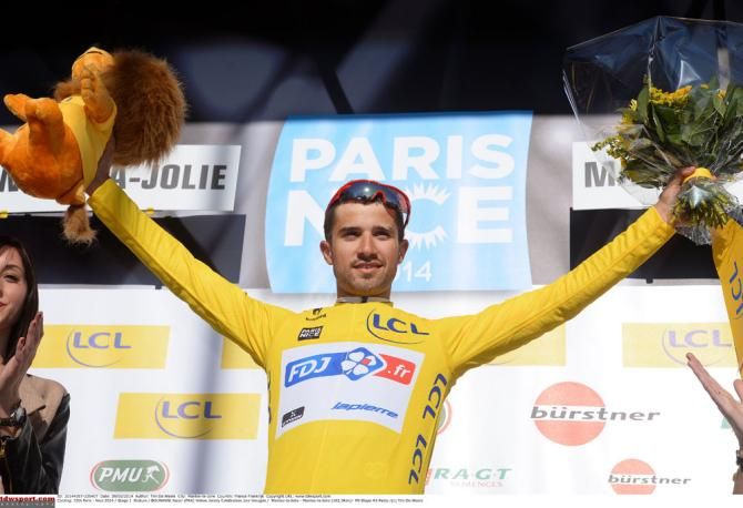 Nacer Bouhanni (FDJ.fr) pulls on yellow in Paris-Nice
