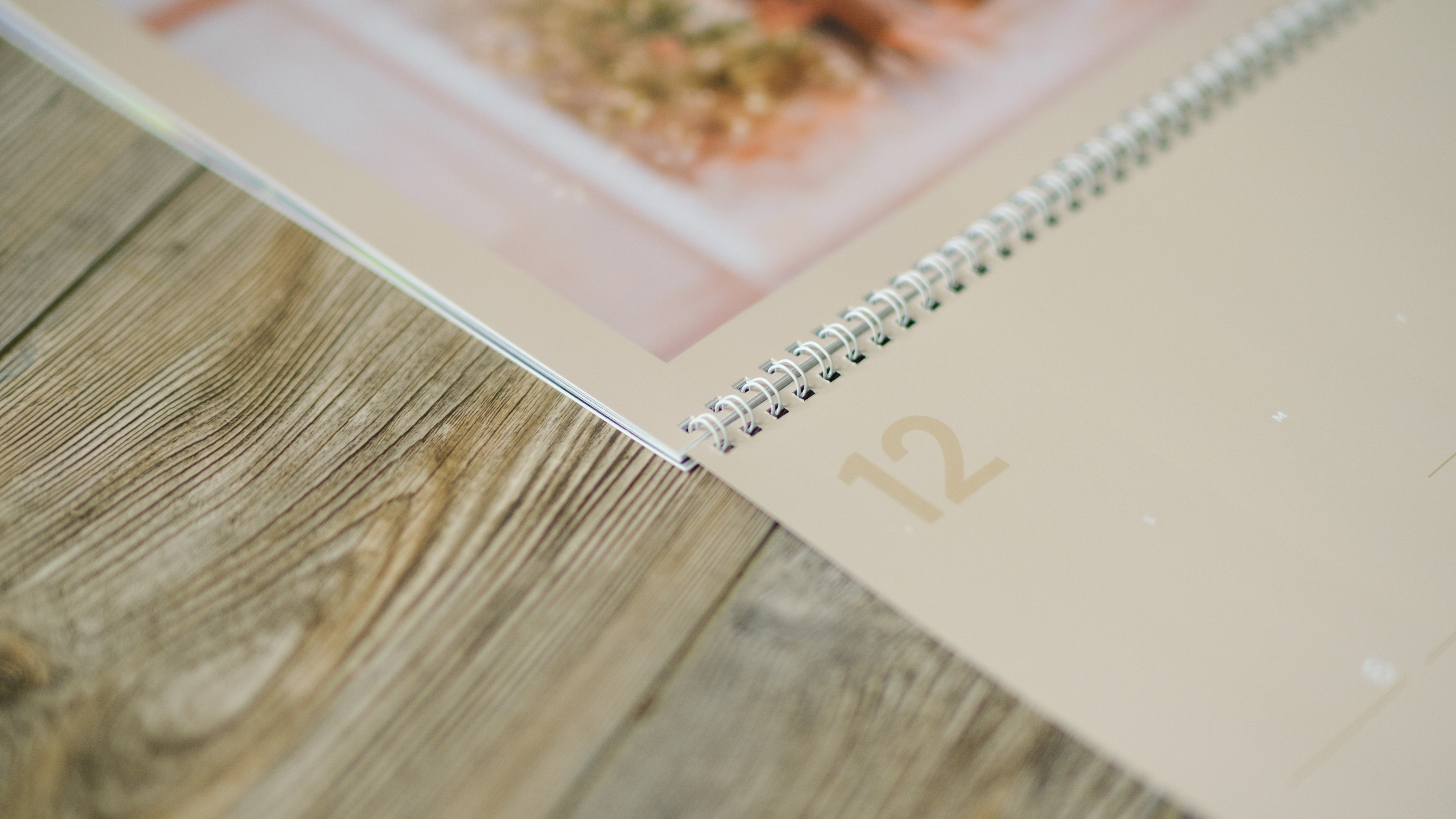 A photo of a custom photo calendar from Popsa