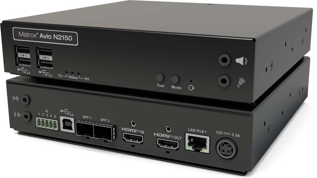 Matrox Video&amp;rsquo;s Avio 2 is designed to integrate into existing environments using standard IP networks, allowing broadcasters to centralize and extend systems.