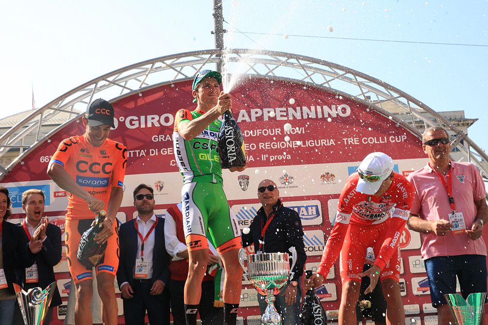Giulio Ciccone (Bardiani CSF) wins Giro dell'Appennino