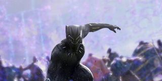 Black Panther suit in 2018 film