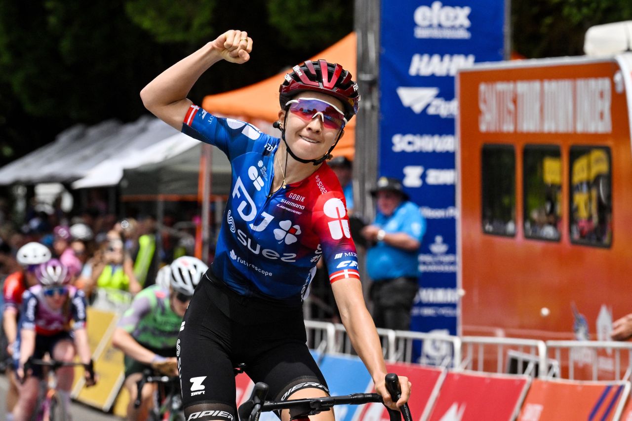 Cecilie Uttrup Ludwig wins stage two of the 2024 Women&#039;s Tour Down Under