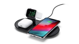 Mophie 3-in-1 Wireless Charging Pad, one of the best iPhone chargers, against a white background