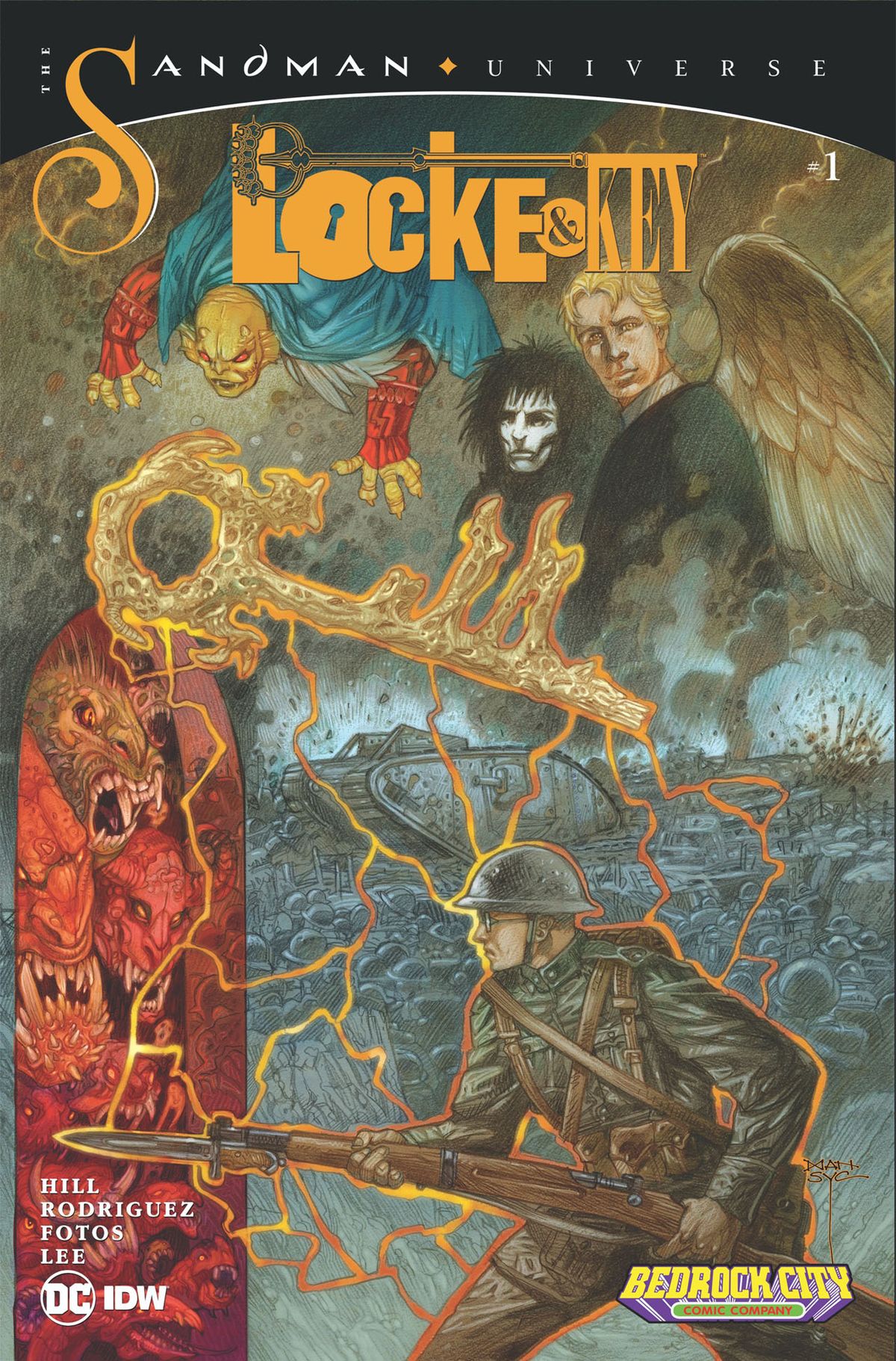 Locke &amp; Key / The Sandman Universe: Hell &amp; Gone #1 cover