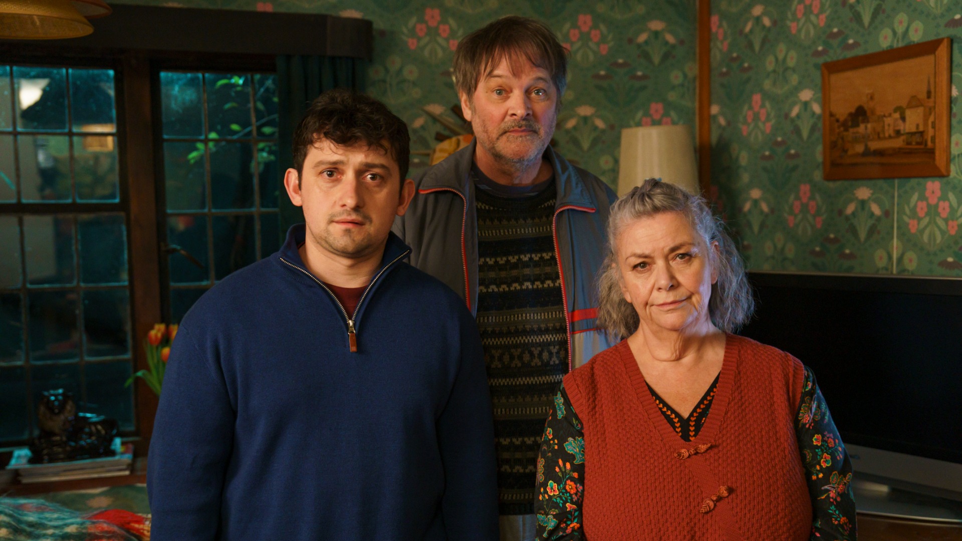 Harry (Craig Roberts), William (Mark Heap), Debbie (Dawn French)