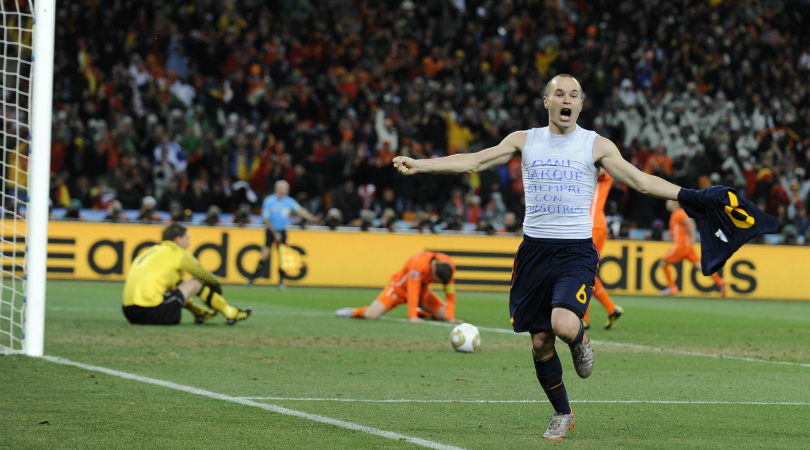 Andres Iniesta World Cup 2010 final