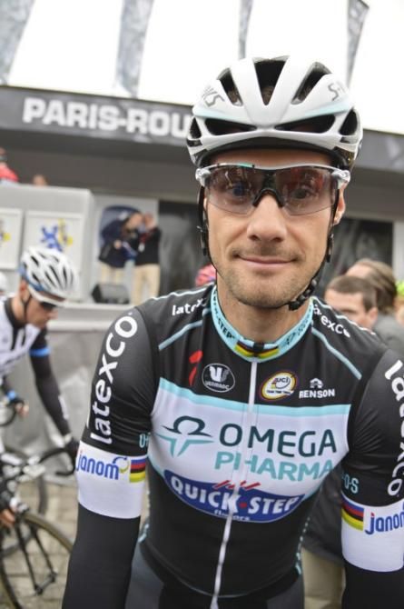 Tom Boonen at the start of Paris-Roubaix
