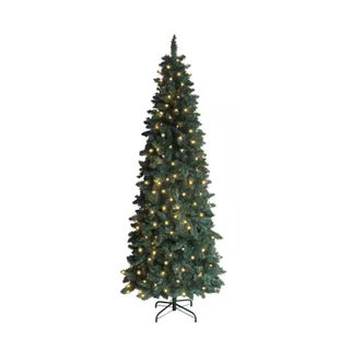 Pre-Lit slimline LED Artificial Christmas Tree with metal stand
