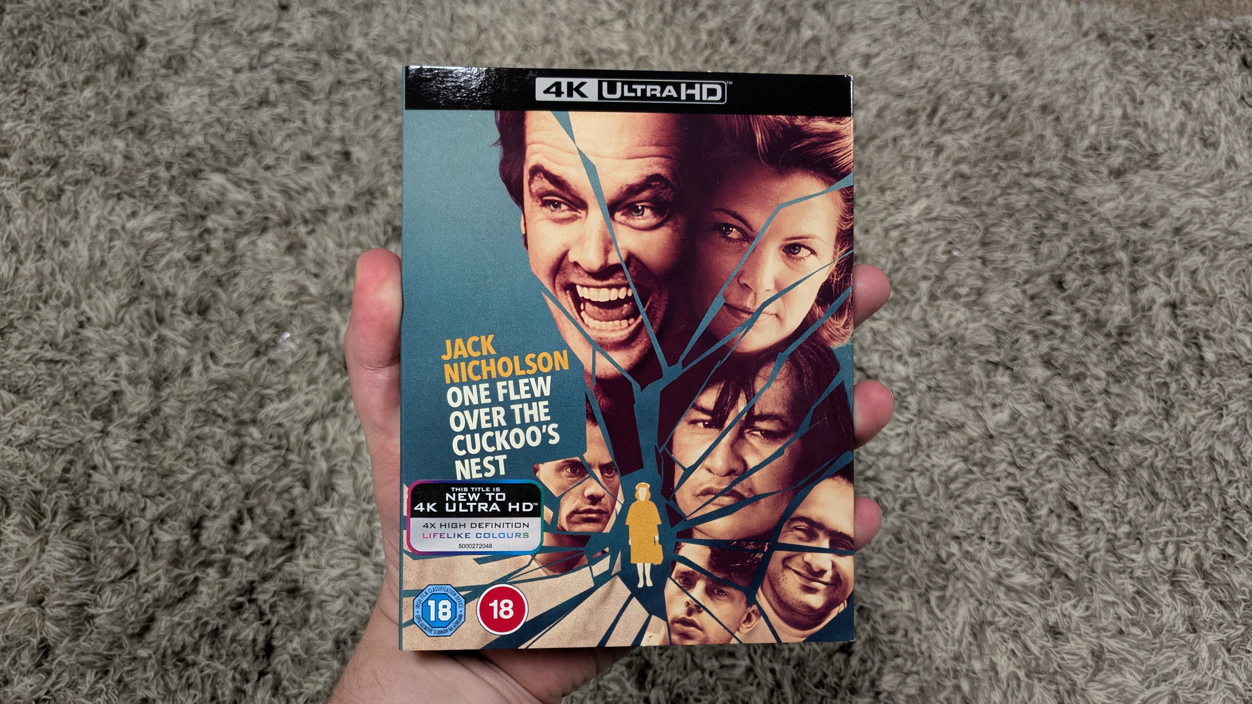 One Flew Over The Cuckoo's Nest 4K Blu-ray cover 