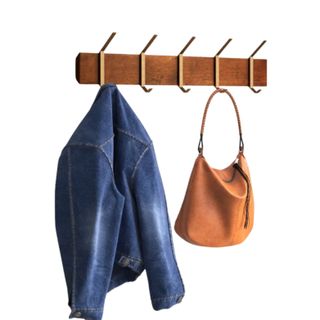 Garfinkel Steel Wall 5 - Hook Wall Mounted Coat Rack